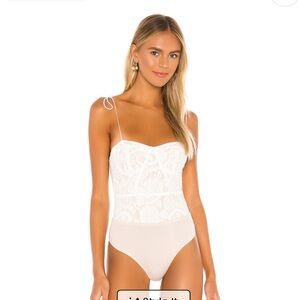 White Lace Bodysuit